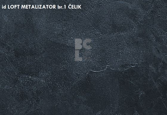 ID LOFT METALIZATOR - boja s efektom metaliziranog betona