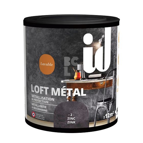 ID LOFT METALIZATOR - boja s efektom metaliziranog betona