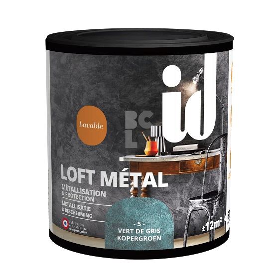 ID LOFT METALIZATOR - boja s efektom metaliziranog betona