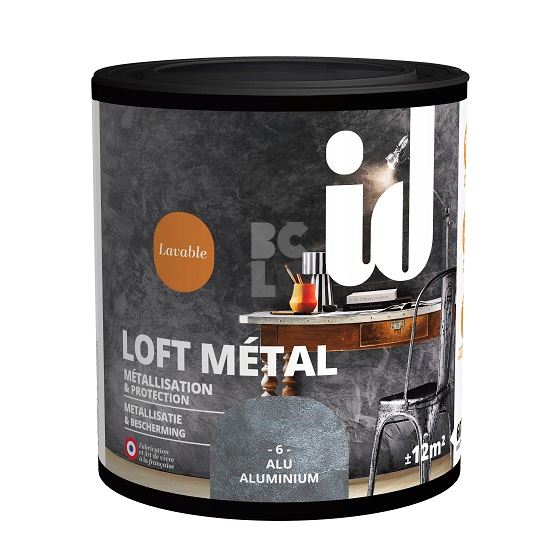 ID LOFT METALIZATOR - boja s efektom metaliziranog betona