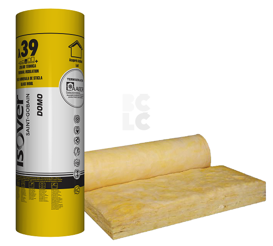 ISOVER DOMO 10/5 (18m2/rola) G3 IT - mineralna staklena vuna
