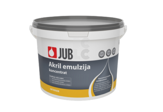 JUB AKRIL Emulzija Koncentrat – akrilni temeljni premaz za mineralne podloge
