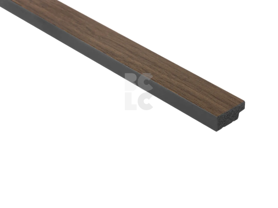 ZIDNI PANEL Medio LAMELLI L0204L, 270 cm, tamni hrast - lijevi profil