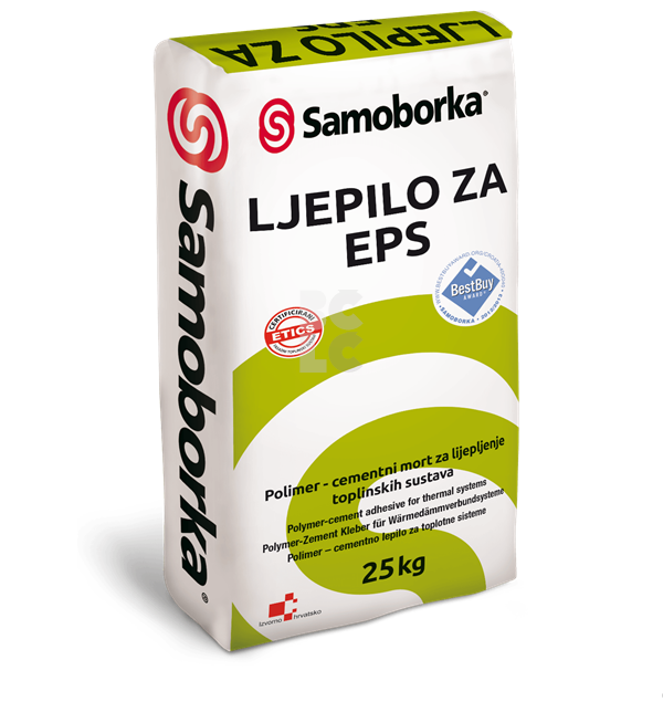 SAMOBORKA LJEPILO ZA EPS - cementni mort za lijepljenje toplinskih sustava
