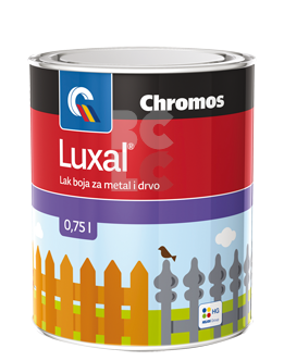 CHROMOS LUXAL AQUA - lak boja za metal i drvo