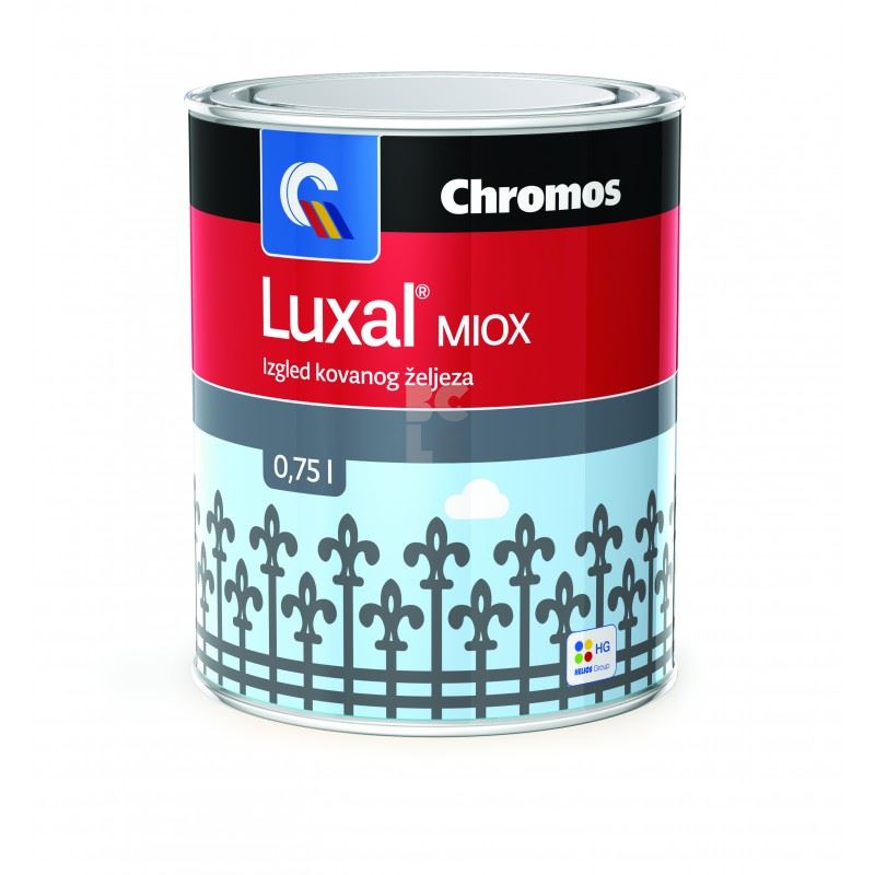CHROMOS LUXAL MIOX - pokrivna boja izgleda kovanog željeza