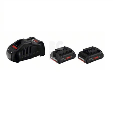 BOSCH set 2x ProCORE18V 4Ah + GAL 1880 CV