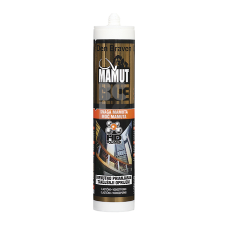 BOSTIK MAMUT GLUE Montažno hibridno ljepilo (290ml) bijelo - paket 12 komada