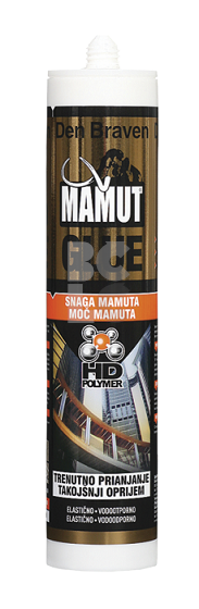 ZWALUW MAMUT GLUE Montažno hibridno ljepilo (290ml) bijelo - paket 12 komada