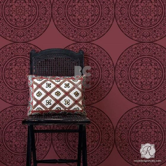 Šablona MANDALA MEDALLION STENCIL S-6305