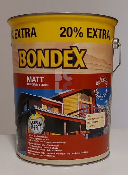 BONDEX MATT - tankoslojna lazura za zaštitu drva