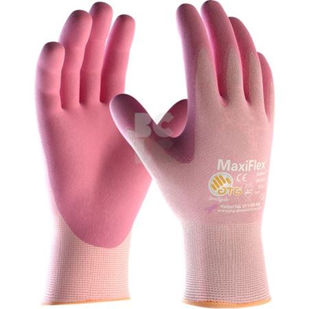 Rukavica ATG Maxiflex active roza vel.07