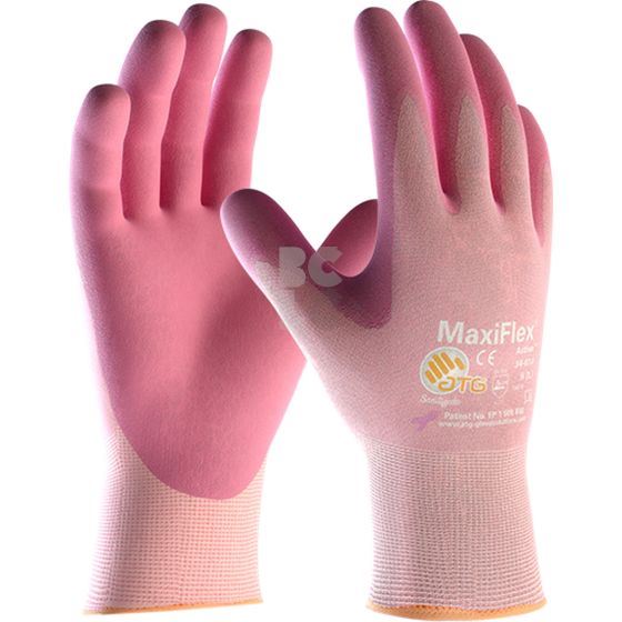 Rukavica ATG Maxiflex active roza vel.07