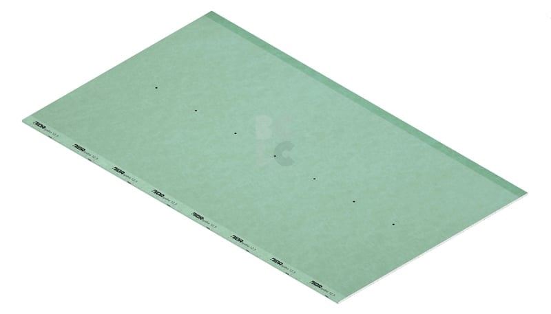 SINIAT NIDA HYDRO 12,5mm x1250x2000 (2,5m2) - gips ploča otporna na vlagu