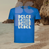 BČLĆ T-shirt, royal plava, sivi pattern