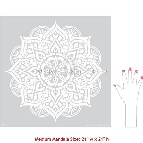 Šablona PRAJNA MANDALA-MEDIUM 21 S 6331M