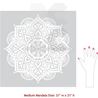Šablona PRAJNA MANDALA-MEDIUM 21 S 6331M
