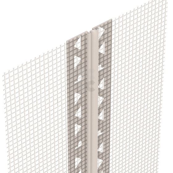 PROTEKTOR dilatacijski profil PVC 6mm s mrežicom (2,75m)