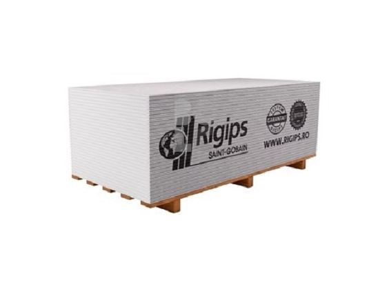 RIGIPS RB 12,5x1250x2600mm - bijela gips kartonska ploča za suhu gradnju(3,25m2)