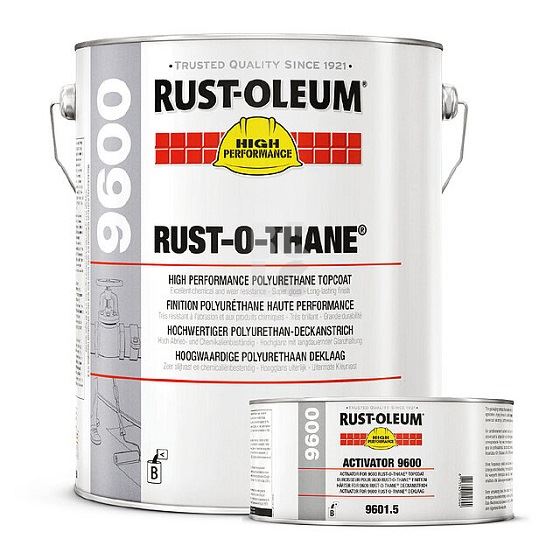 RUSTOLEUM RUST-O-THANE 9600 PU završni premaz visokog sjaja RAL7001 5 l