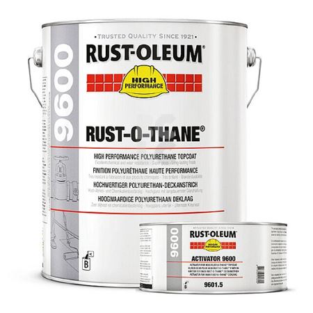 RUSTOLEUM RUST-O-THANE 9600 PU završni premaz visokog sjaja RAL9010 5 l