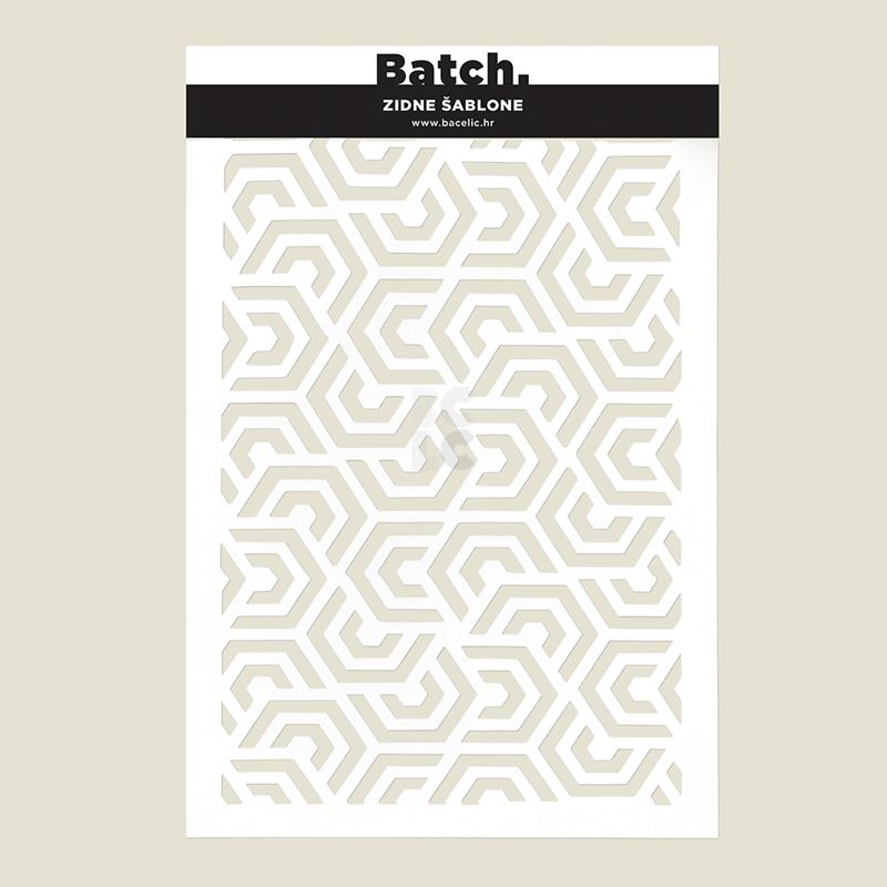 Šablona GEOMETRIC 58cmx90cm BATCH