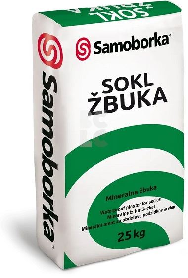 SAMOBORKA SOKL žbuka 25kg bijela