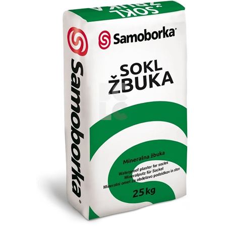 SAMOBORKA SOKL žbuka 25kg bijela