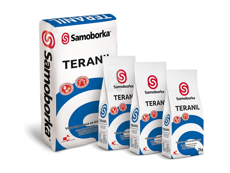 SAMOBORKA TERANIL - vapnena masa za gletanje