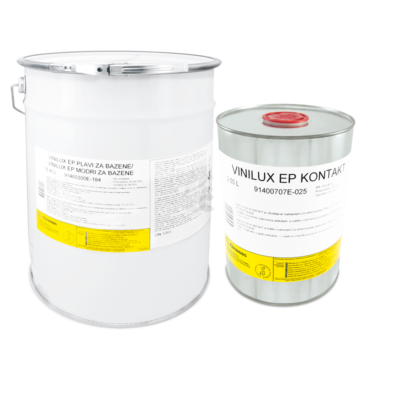 VINILUX EP BOJA ZA BAZENE SET A+B - premaz za zaštitu površina