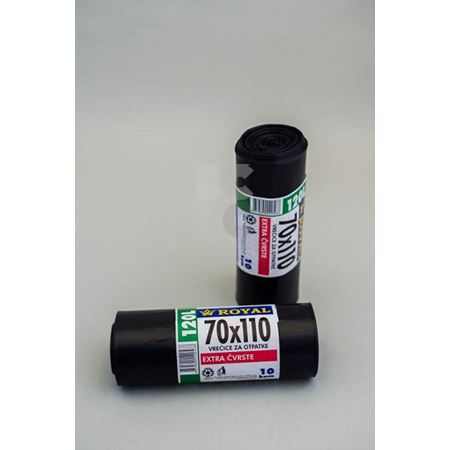 Vreće za smeće 120 L - 110x70 ( 10/1 ) EXTRA ČVRSTE