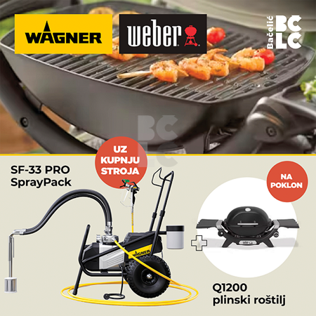 WAGNER SuperFinish 33 PRO Spraypack - profesionalni membranski stroj za bojenje