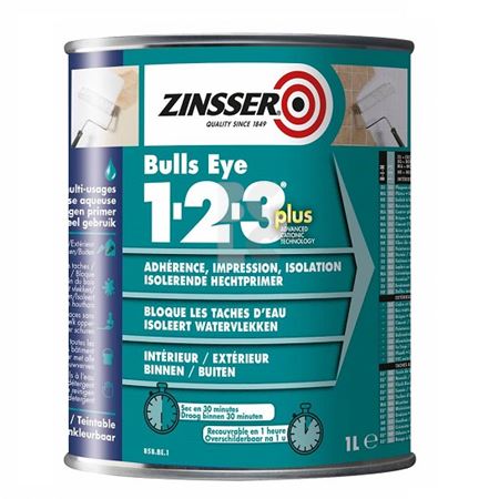 RUSTOLEUM ZINSSER BULLS EYE 1-2-3 PLUS temeljni premaz i brtvilo na bazi vode