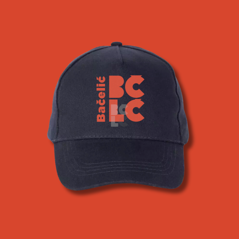 BČLĆ šilterica- tamno plava, crveni logo