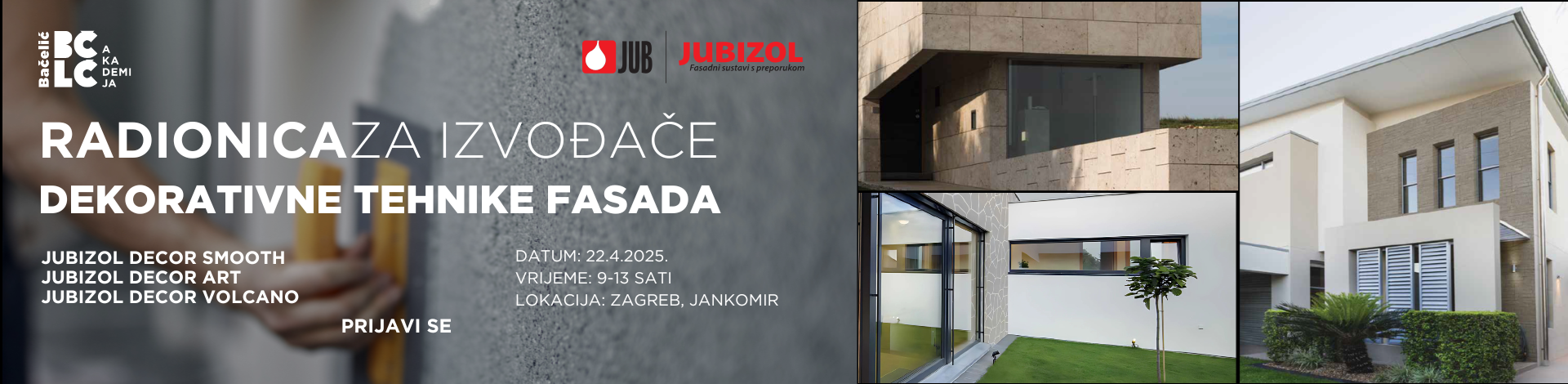 JUB dekorativne tehnike fasada - za izvođače