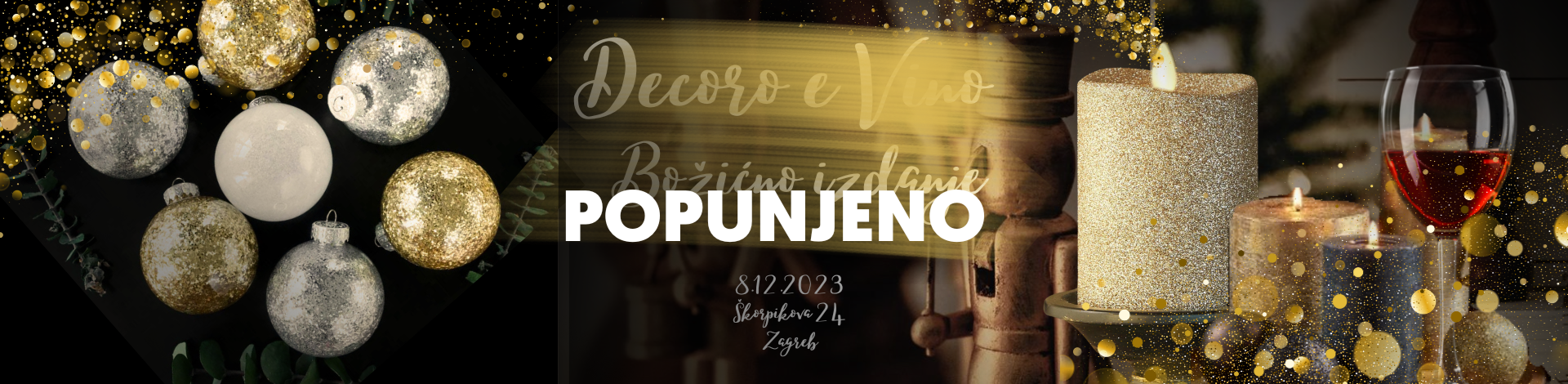 DECORO E VINO BOŽIĆNA RADIONICA 