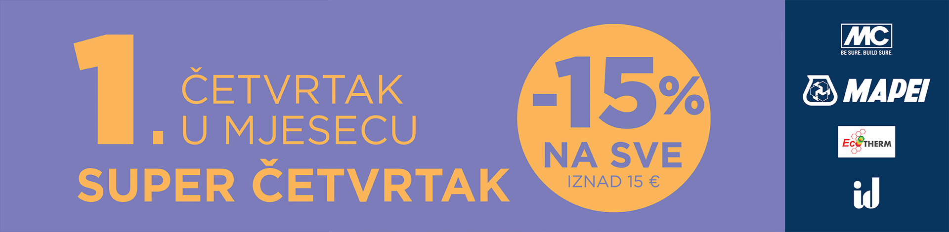 1. ČETVRTAK U MJESECU