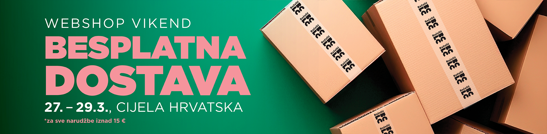 Besplatna dostava za cijelu RH