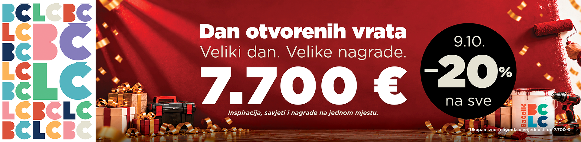 VELIKA NAGRADNA IGRA - UKUPAN NAGRADNI FOND 7.700€
