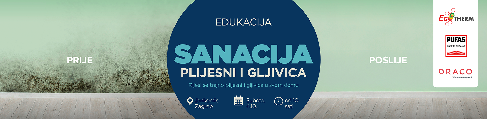 Edukacija sanacija gljivica i plijesni