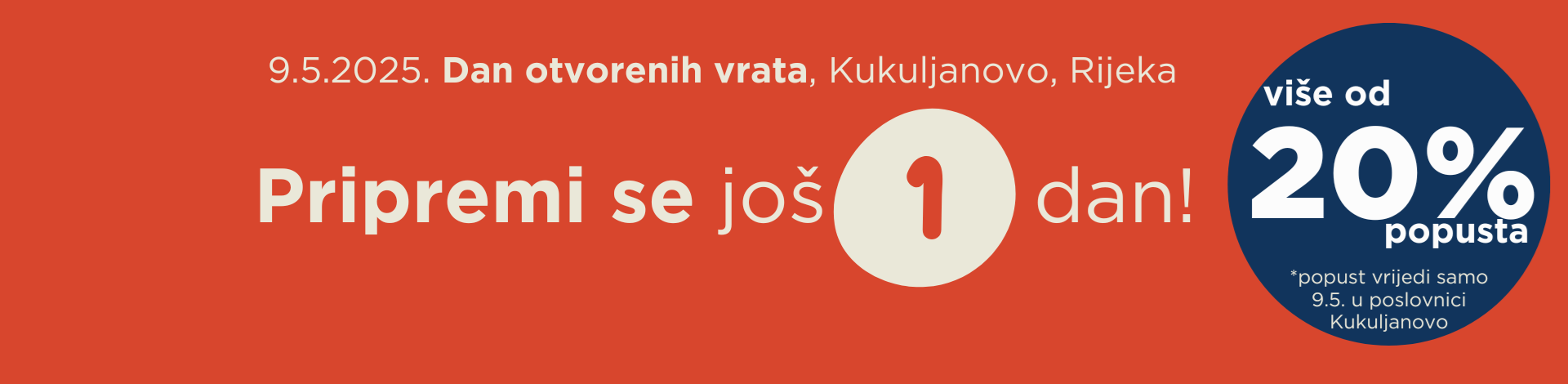 JOŠ 1 dan