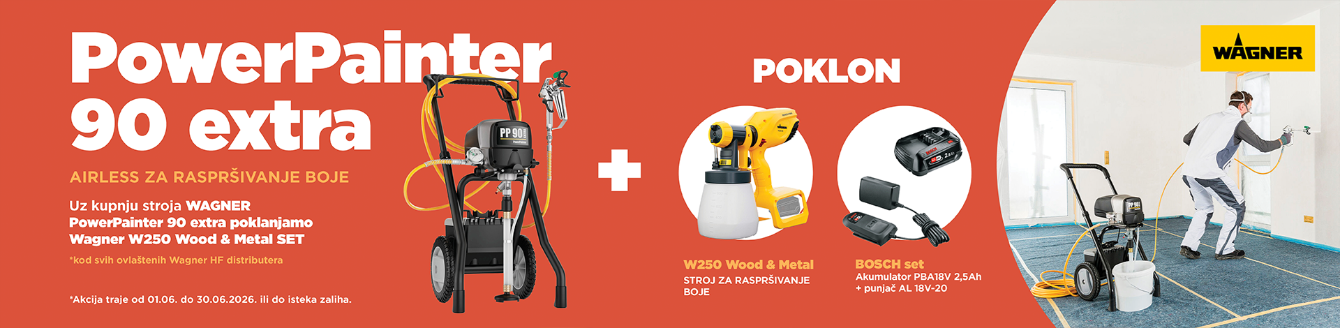 Akcija mjeseca: WAGNER PowerPainter 90 extra + vrijedni pokloni