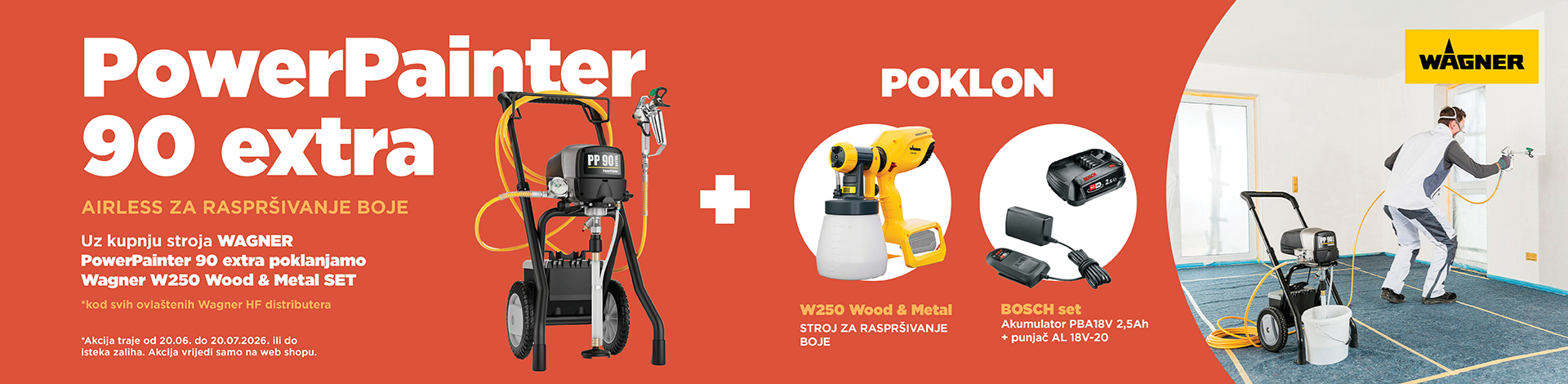 Akcija mjeseca: WAGNER PowerPainter 90 extra + vrijedni pokloni
