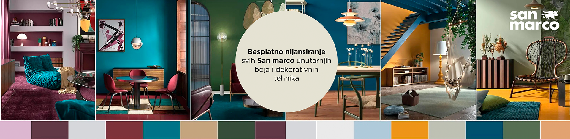 Cijeli mjesec – besplatno nijansiranje San Marco boja!