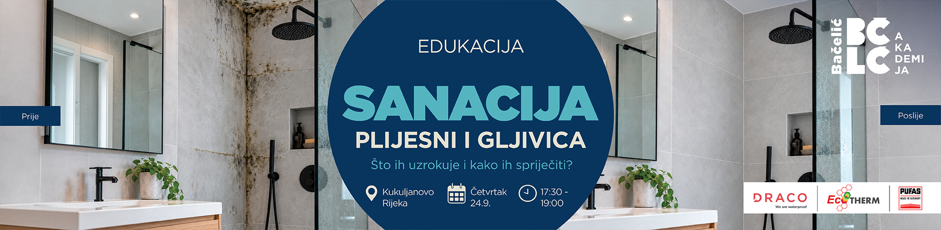 Sanacija gljivica i plijesni