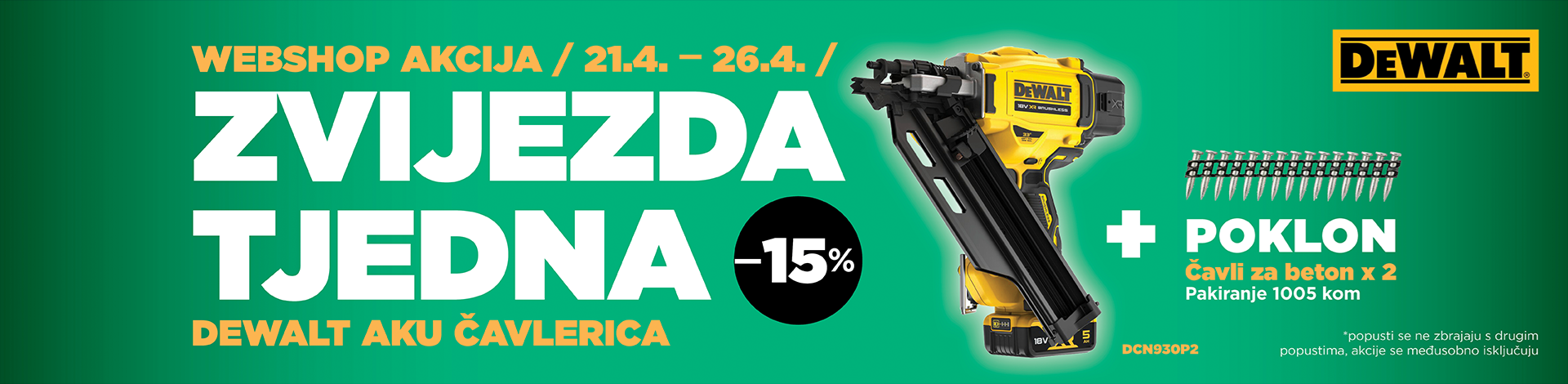 ZVIJEZDA TJEDNA – dewalt 