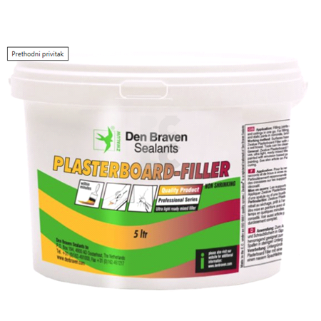 ZWALUW PLASTERBOARD FILLER Akrilni kit s vlaknima