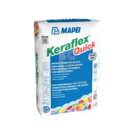 MAPEI KERAFLEX QUICK - Visokoučinkovito brzovezujuće cementno ljepilo