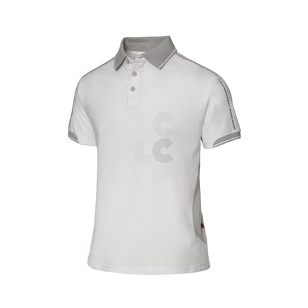 Majica polo kratki rukav Activ Pro bijelo-siva