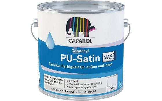 CAPAROL CAPACRYL NAST PU-SATIN - savršena boja za vanjske i unutarnje radove